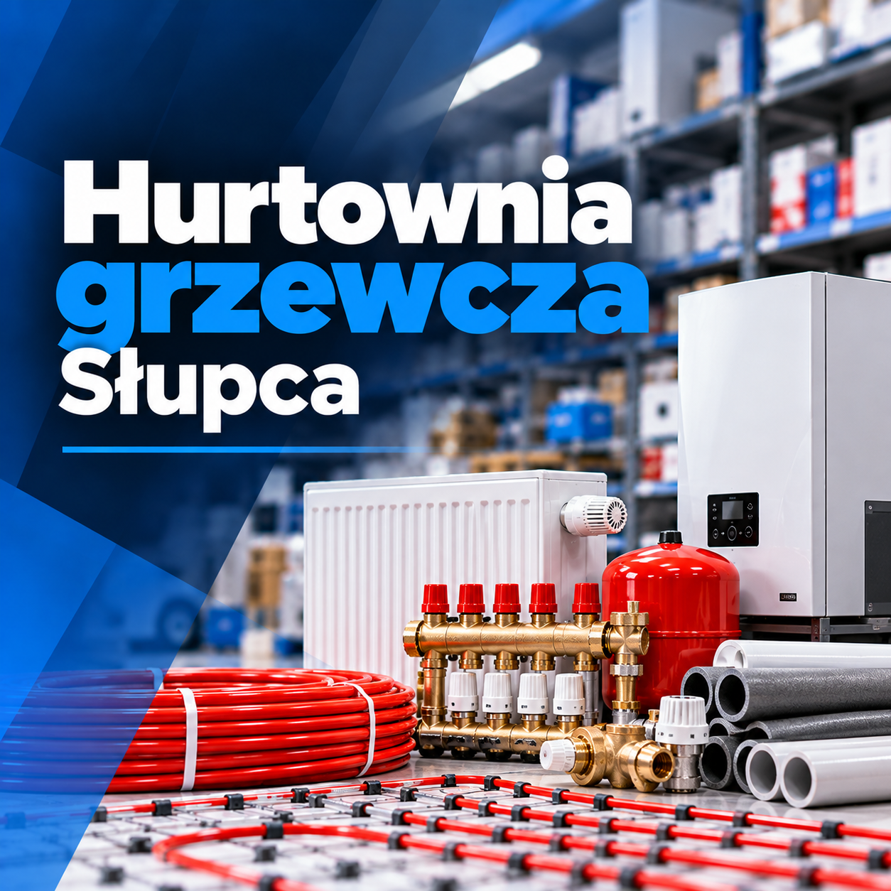 Hurtownia grzewcza Słupca – kotły, ogrzewanie podłogowe i technika grzewcza