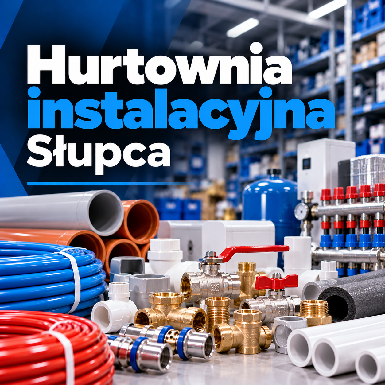 Hurtownia instalacyjna Słupca – materiały instalacyjne dla inwestorów i instalatorów